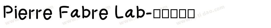 Pierre Fabre Lab字体转换